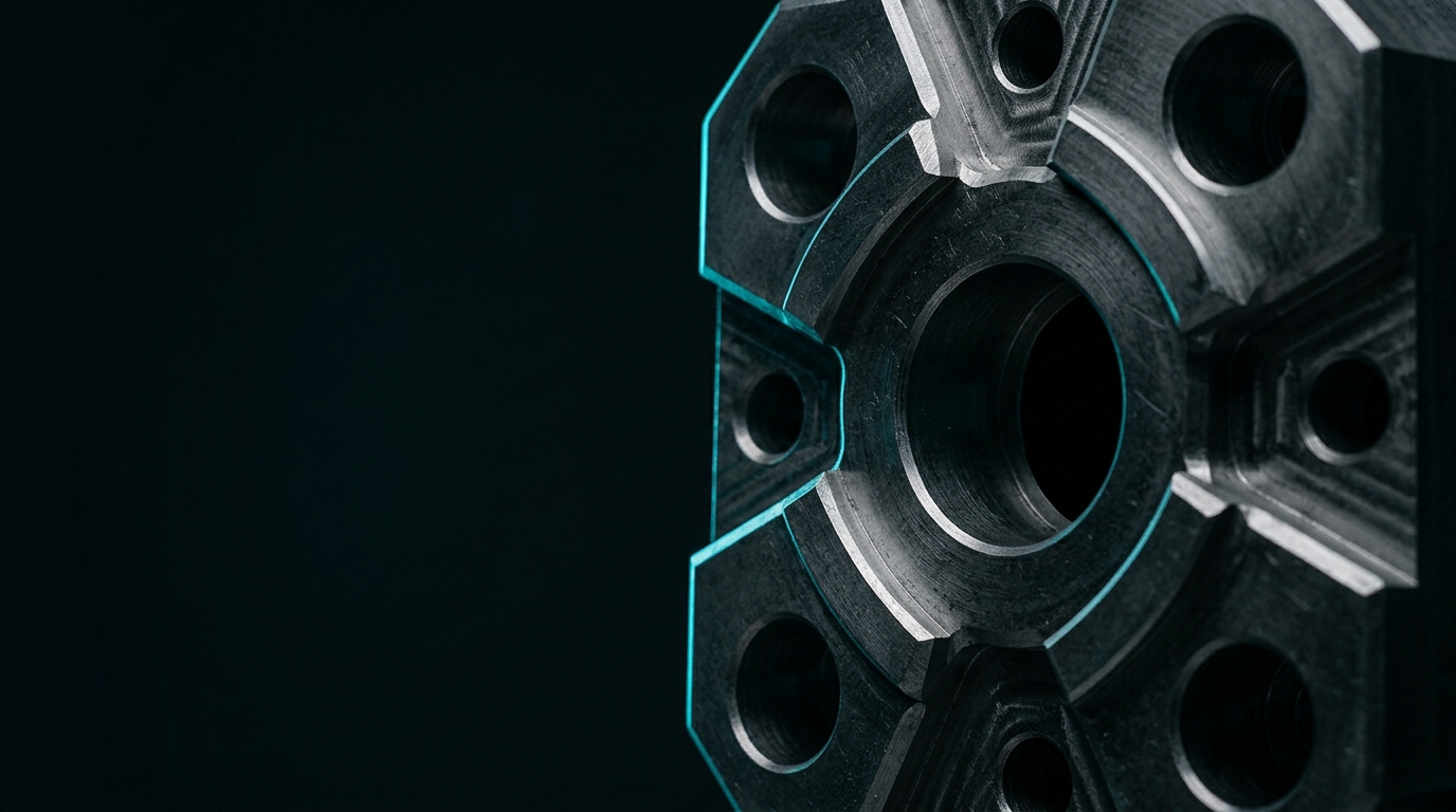 Rapid CNC prototyping scene with development-stage machined parts