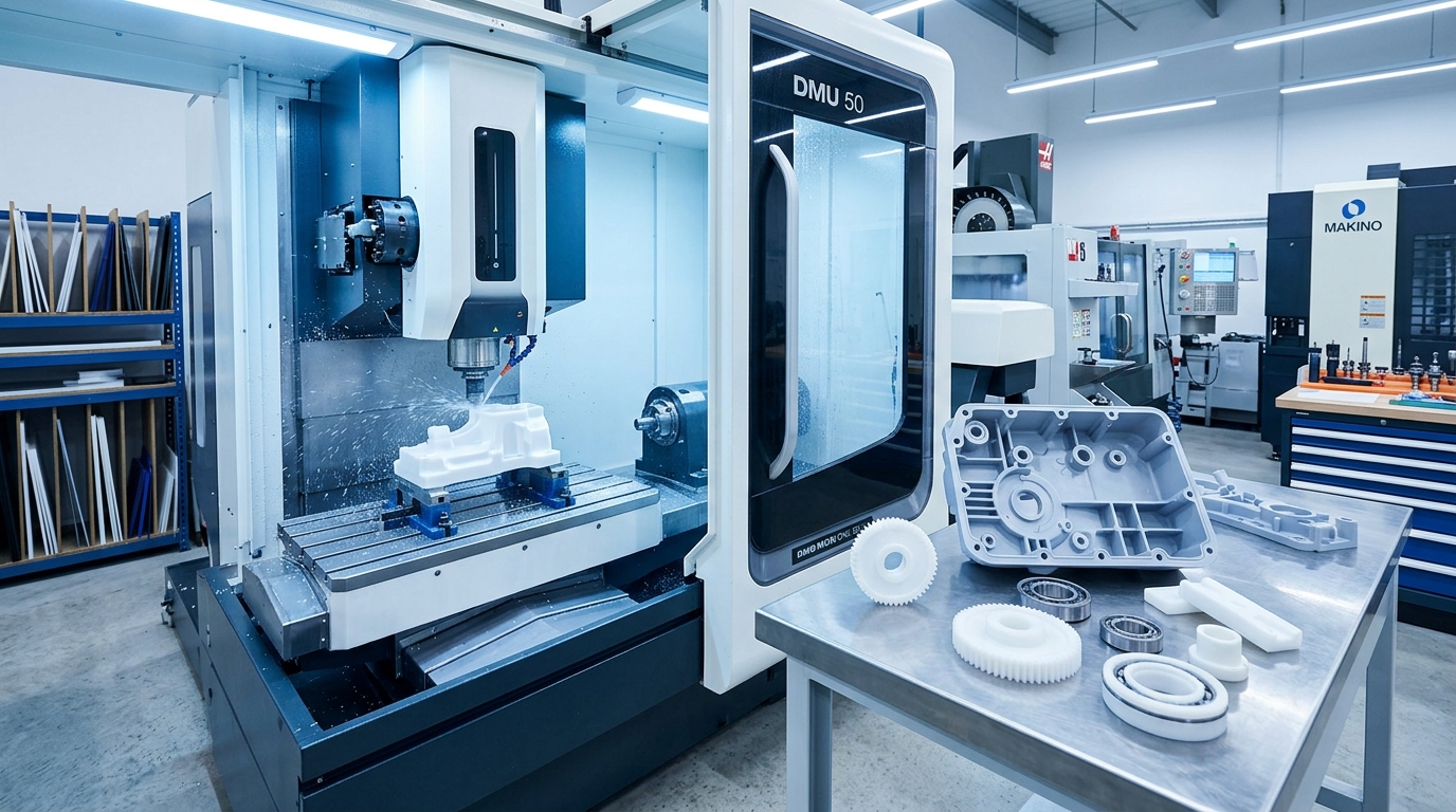 ABS and Delrin machined plastic CNC components