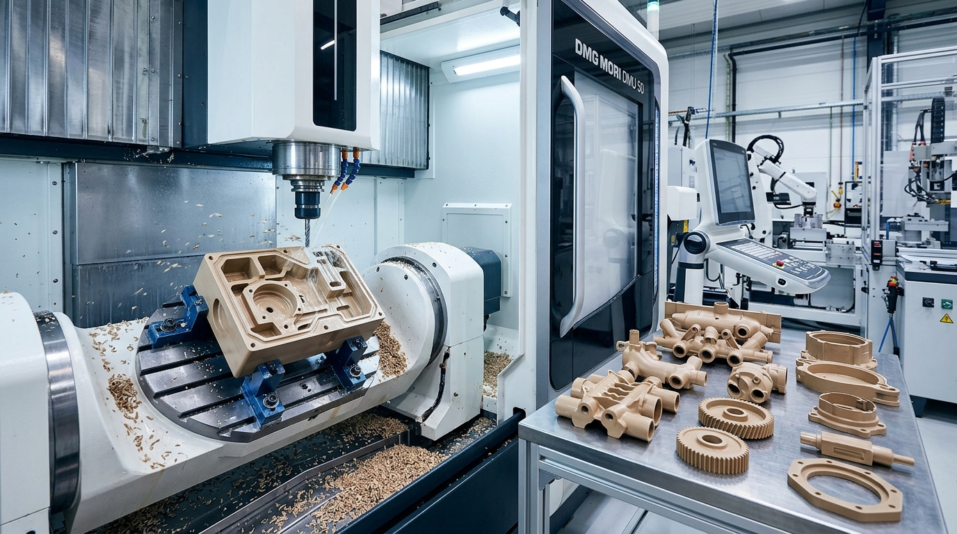 PEEK machined plastic parts for advanced industrial and medical applications